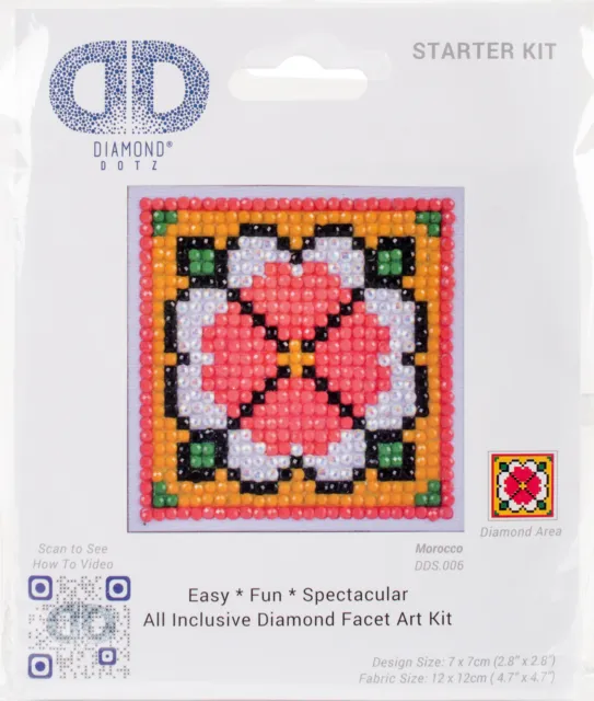 Diamond Dotz diamond Embroidery Facet Art Kit 4.75"X4.75"-Morocco, DDS006