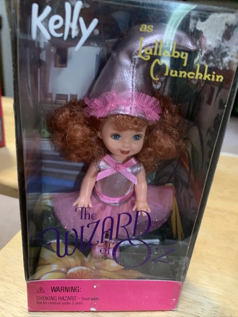 Mattel 2000 Barbie - Kelly as The Wizard of Oz LULLABY MUNCHKIN - Pink Dress NEW