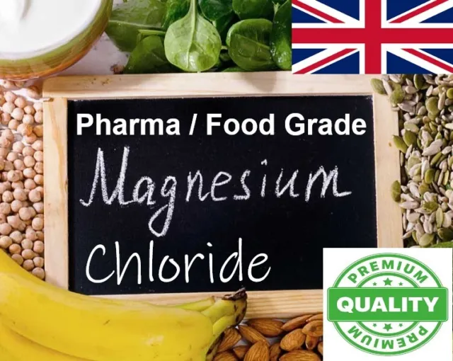 Magnesium Chloride Hexahydrate 80g-1kg Pure PHARMA Grade Supplement 6H20 Free PP