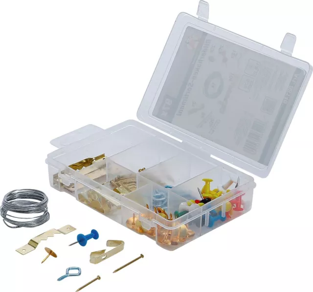 Assortimento ganci fai da te BGS, 97 pezzi