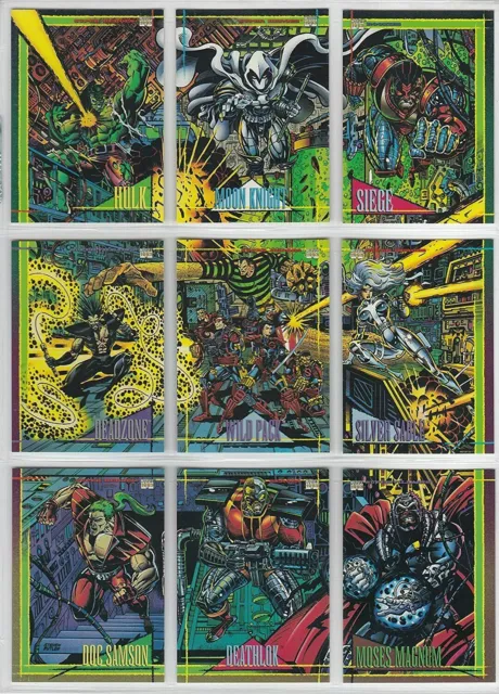 1993 Skybox Marvel Universe IV 4 X-Men Base Card You Pick Finish Your Set 1-180