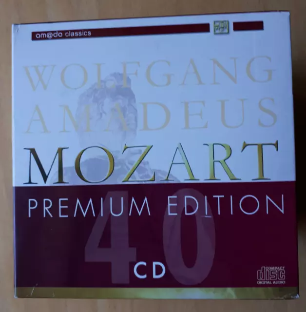 neuwertig:   40 CD BOX Wolfgang Amadeus Mozart Premium Edition