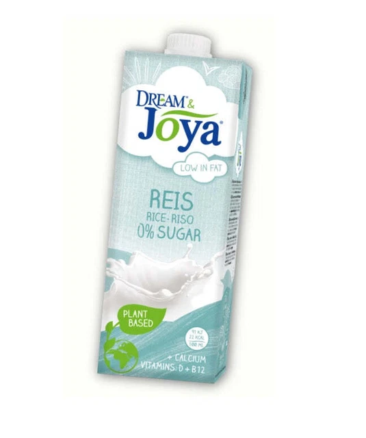 Joya Riso Latte con Vitamine Calcio D e B12 1L (Confezione da 10)