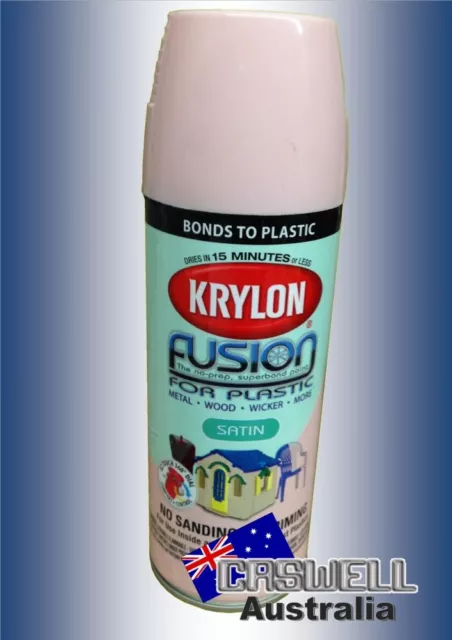 Krylon Fusion Plastic Paint 340gm - Fairytale pink Gloss - AUS Seller