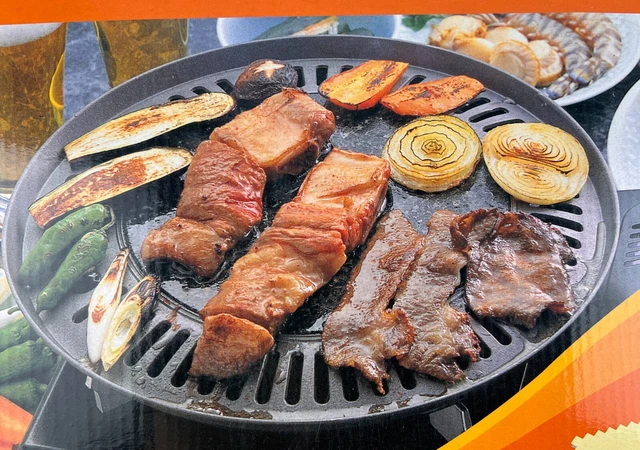 Techef Grill TECHEF 14-inch Nonstick Round Griddle Grill Pan For