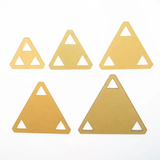 5 piezas mini gafas para herramienta de acolchado triangular para muñecas engarzadora de alambre