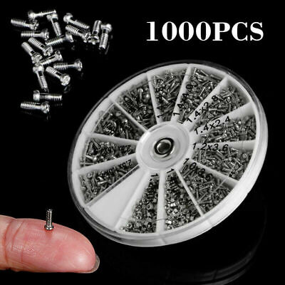1000X Stainless Steel Hex Screws Bolts With Nuts Washers Assortment Kit Tool GT