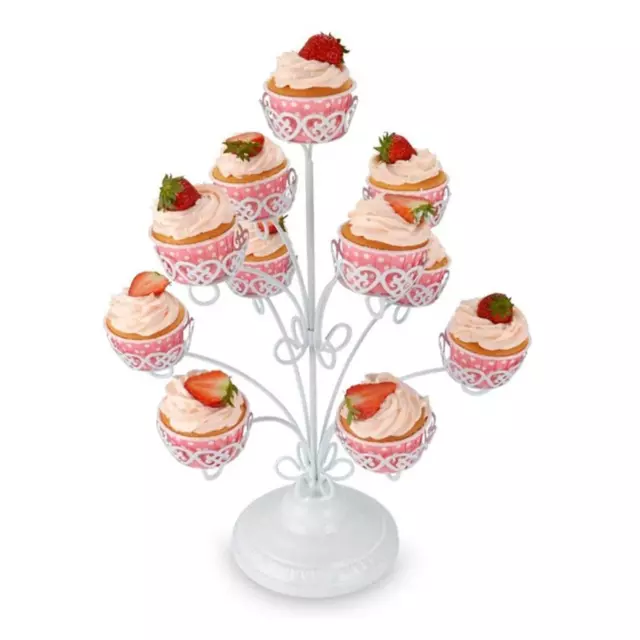 Dessert Cupcake Display Tray Multipurpose Wedding Decoration Metal Cake Holder