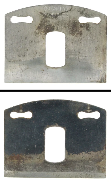 Orig. Stanley Spokeshave Iron No. 151 or 152 - Notched Rectangle - mjdtoolparts