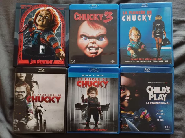 Lot De 6 Blu Ray " Chucky "