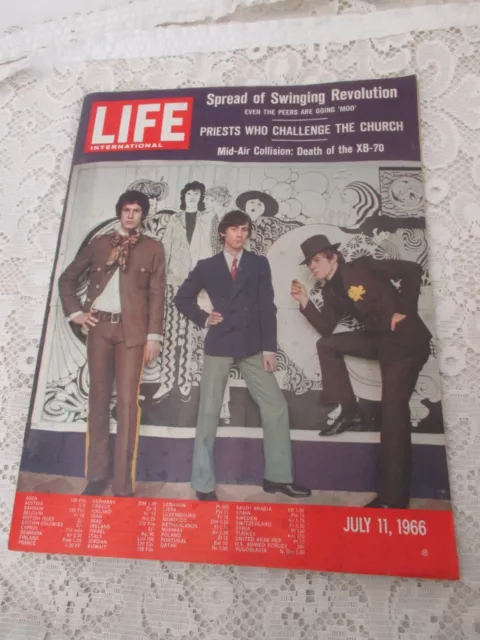 1966 July 11 LIFE INTERNATIONAL ( Originalausgabe ) 80 Seiten