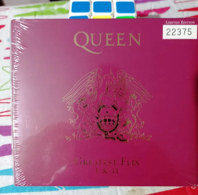 QUEEN Greatest Flix 1 & 2 DVD.Limited Edition.  Number 22375