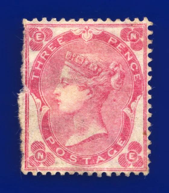 1862 SG77 3d Pale Carmine-Rose J26(3) NE Mint No Gum Cat £2700 djve
