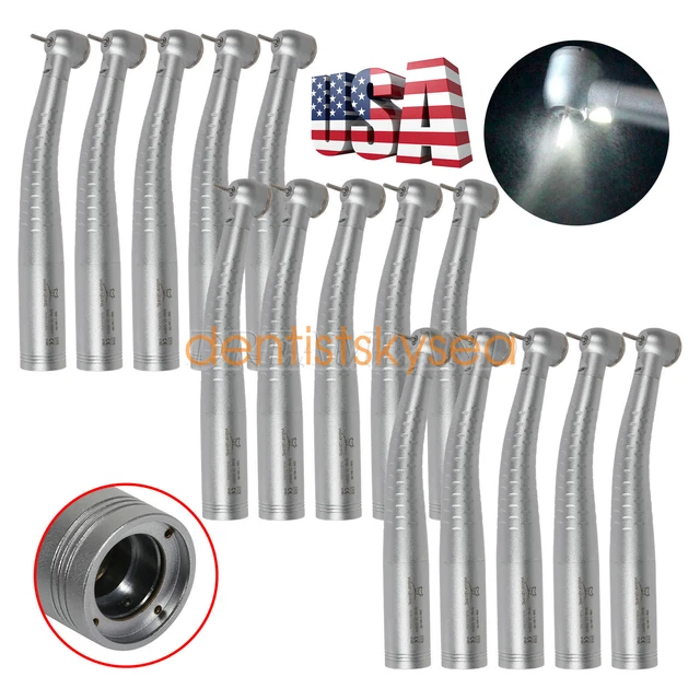 15X E-generator Dental Fiber Optic Self-Power LED Handpiece Large Head YD6_M
