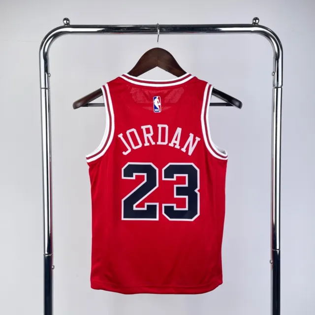 Nike Michael Jordan #23 Youth Xl Chicago Bulls Red Jersey Nba Basketball Kobe