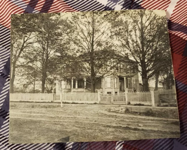 Vintage Photograph- Home Of Grandparents- Metzler. Very Cool.