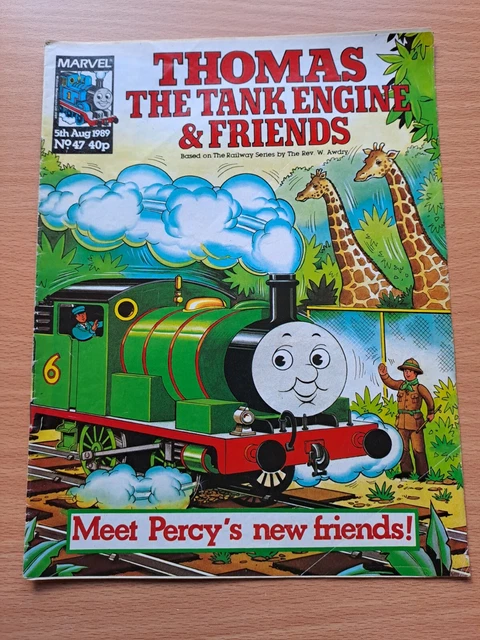 THOMAS THE TANK Engine And Friends Marvel Magazine Comic Issue No. 50 ...