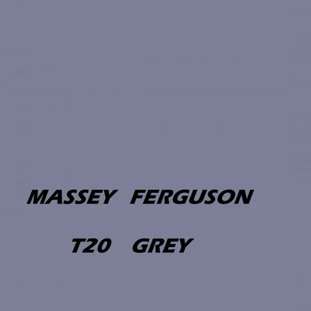 MASSEY FERGUSON T20 GREY Tractor Agricultural Equipment Enamel Gloss
