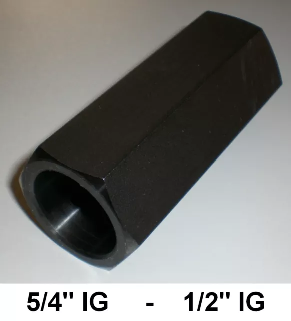 Adapter Bohrkrone Kernbohrer 5/4" IG auf 1/2" Zoll IG Bohrkronenadapter Muffe