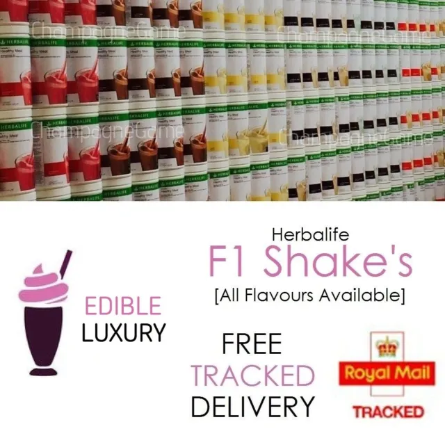 HERBALIFE | UK FORMULA 1 | Delicious Protein Shake Meal | New Sealed Tub | 550G 3