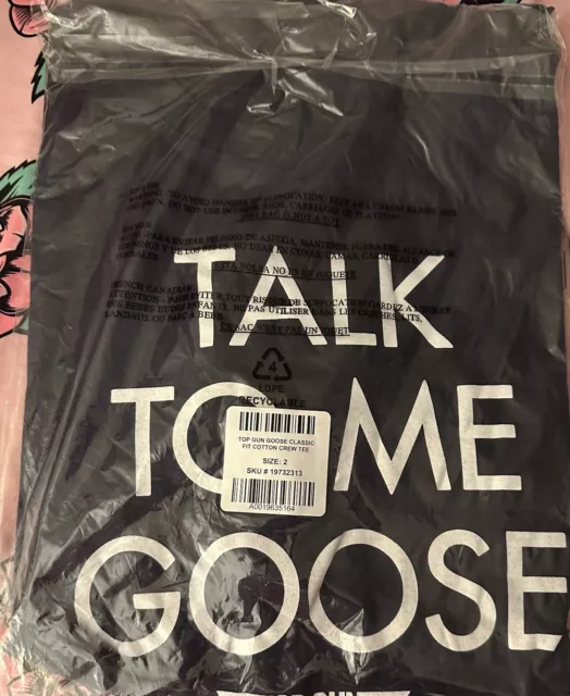 Torrid Talk To Me Goose Top Gun Classic Fit Cotton Crew Tee Size 2