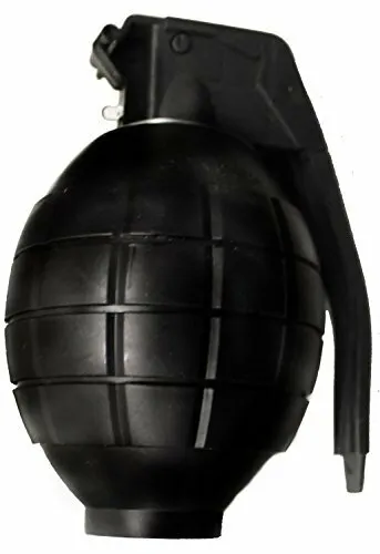 Toyland® Kids Army Toy BLACK Hand Grenade With Flashing Light & sound-Role Plaly