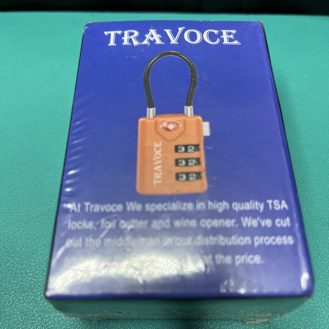 Luggage, Combination Lock, Travel Sentry, ORANGE, TSA21105V,  FAST SHIPPING