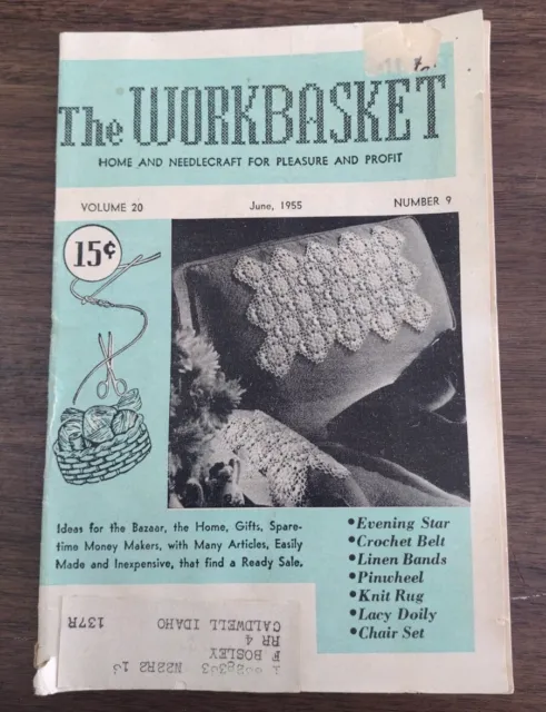 De colección The Workbasket Volume 20 de junio de 1955 Número 9