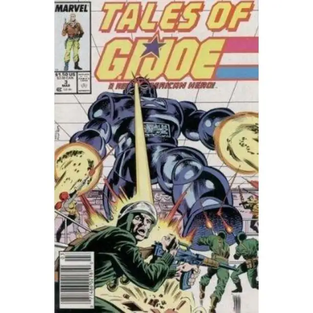 Tales of G.I. Joe #3 Newsstand in Very Fine + condition. Marvel comics [p.