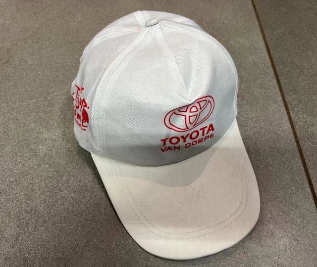 Casquette Cap Blanche Velo Cyclisme Sponsor Toyota Van Dorpe Le Tour D'ename