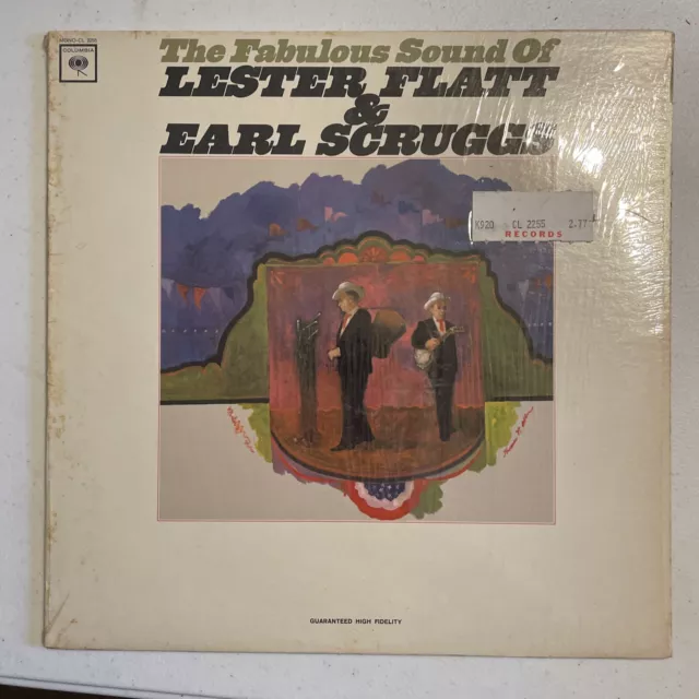 BLUEGRASS LP RARE PROMO Lester Flatt And Earl Scruggs Columbia