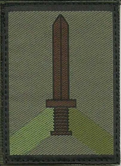 INSIGNE TISSU, PATCH MILITAIRE DE LA 9 BIMA BASSE VISIBILITE (4