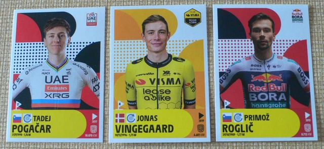 STICKERS PANINI TOUR DE FRANCE 2021 #T22 Tadej POGACAR Vainqueur