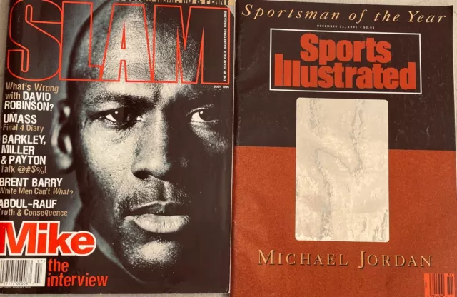 3 Michael Jordan Magazine Lot Sports Illust Dec 23 1991 ~ Slam July 1996 ~ Sport