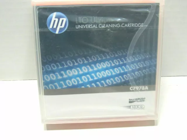 HP LTO Ultrium Universal Cleaning Cartridge C7978A NEW SEALED