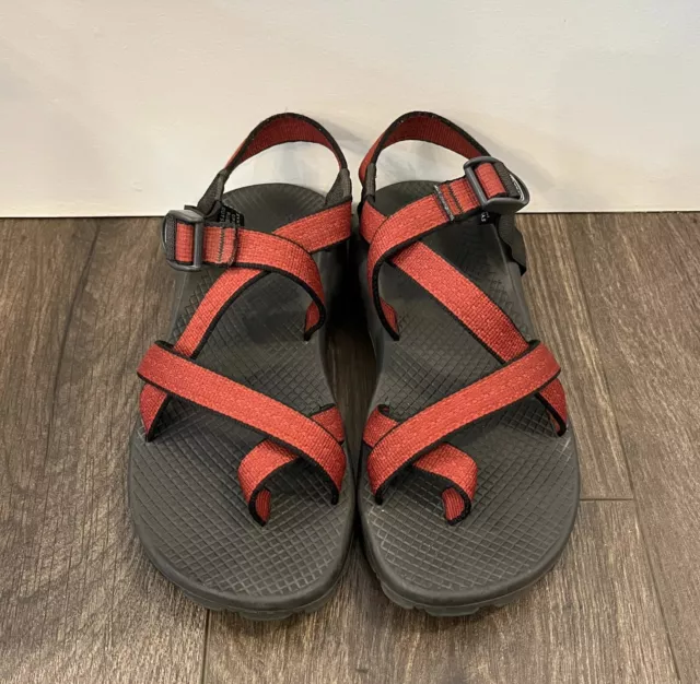 CHACO Women's Red Sandals Shoes, Adjustable, Vibram Sole, Size 9 *Flaw See Desc*