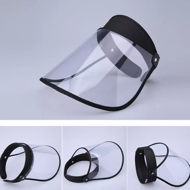 Fisherman Hat Protective Clear Full Face Cover Dust -proof Shield Cap Protector 3