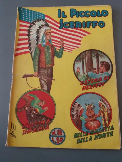 Fumetto Originale Il Piccolo Sceriffo Edizioni Torelli Albo D'oro N° 16