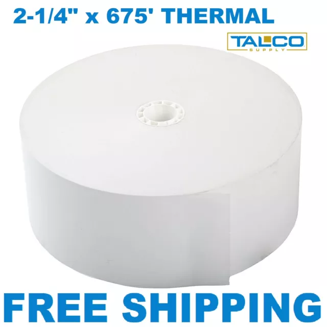 (8) Genmega Atm Thermal Receipt Paper Rolls  ~Fast Free Shipping~