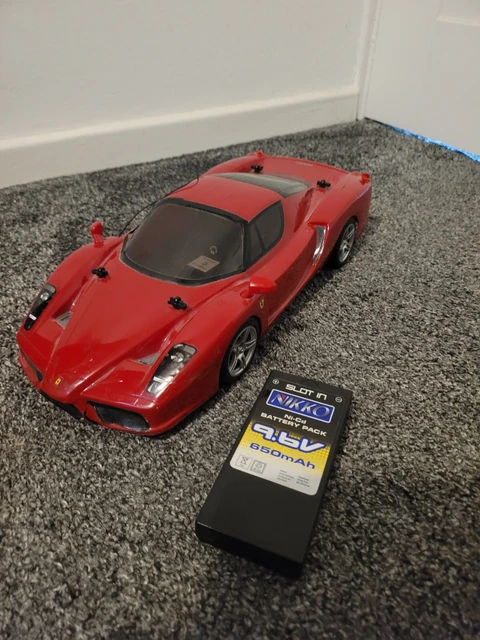 Nikko Evolution – Ferrari Enzo – Radio Commandée – 1/14 – Blanc – Vintage