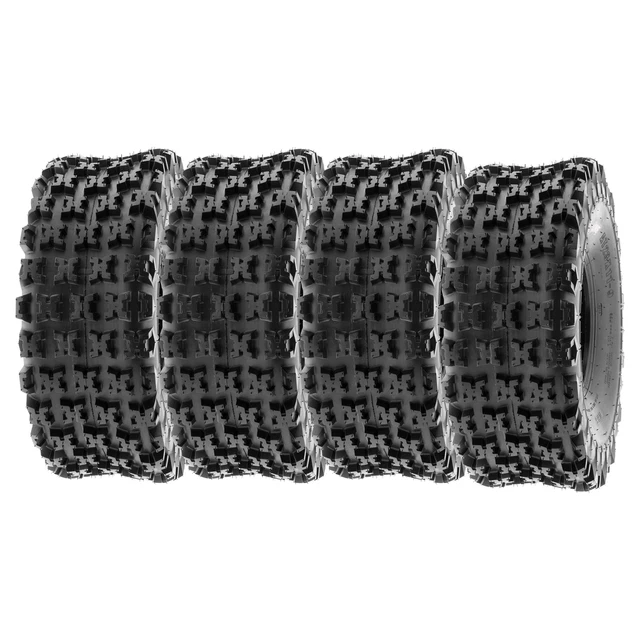 Set 4 SunF 22x10-9 22x10x9 Sport ATV UTV Tires All Terrain GNCC Racing Tire A027