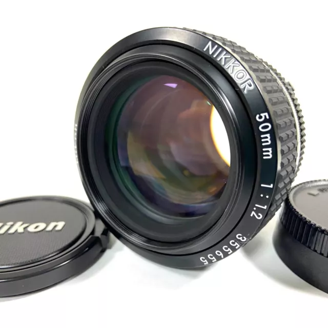 Nikon NIKKOR AIS AI-S 50mm F/1.2 MF Prime Standard Lens From JAPAN [Near Mint]