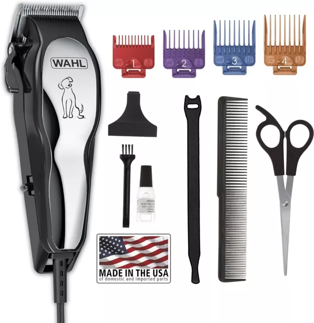 WAHL Pet-Pro Dog Grooming Kit Corded Electric Dog Clipper for Dogs & Cats, Gray