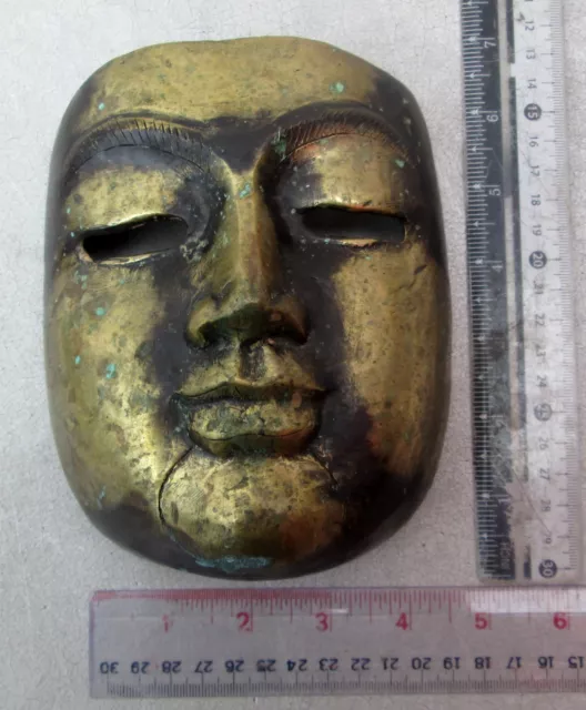 VINTAGE Bronze Buddha Mask Wat Phra That Lampang Luang