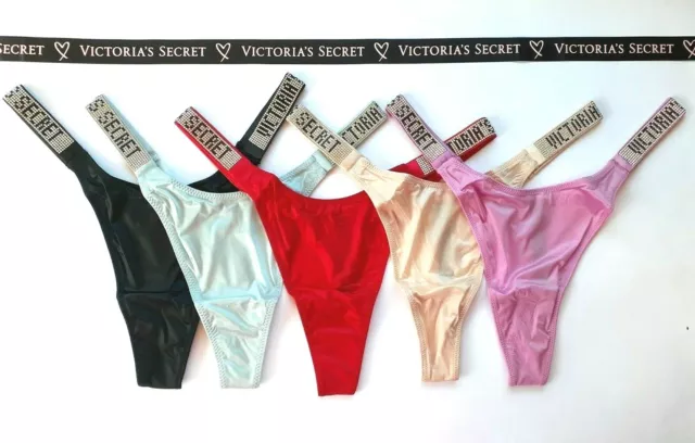 https://www.picclickimg.com/1WoAAOSwNIheadJc/Victorias-Secret-SHINE-Strap-Brazilian-THONG-Panty-NWT.webp