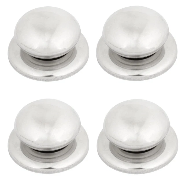 Kit 8 Pomelli Per Coperchi Pentole - Maniglie Sostitutive Universali In Acciaio E PP - Foto 3