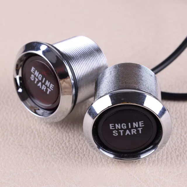 Car Engine Start Auto LED Keyless Push Button Switch Starter Kit Universal 1