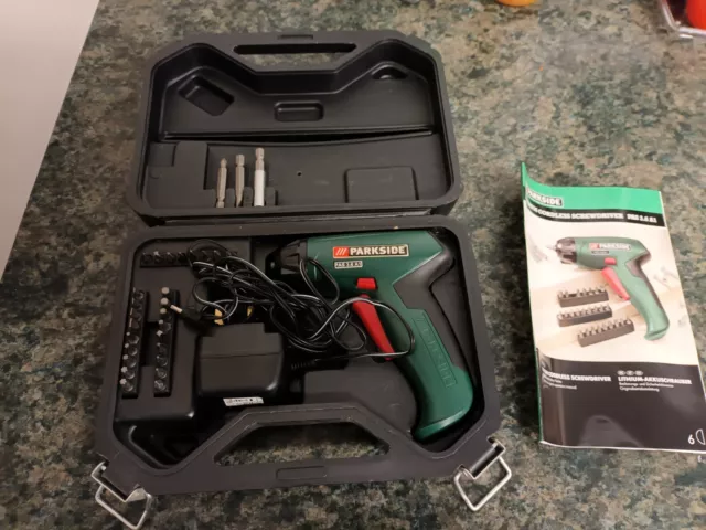 parkside lithium cordless screwdriver 3.6v - T1