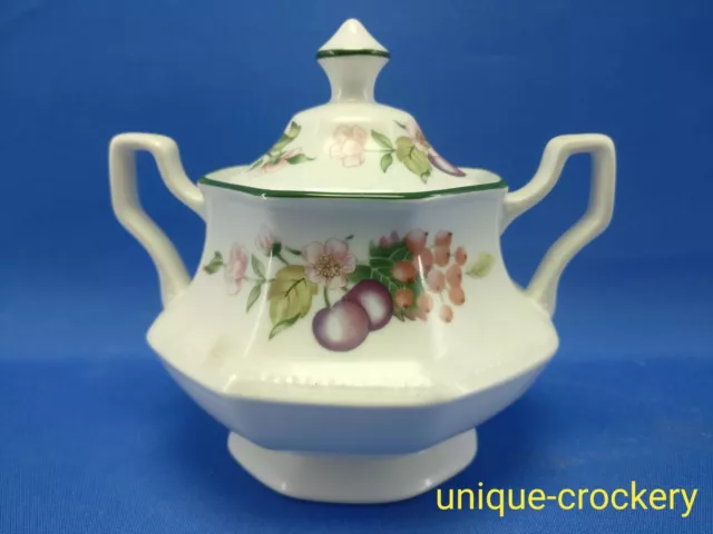 Johnson Brothers Fresh Fruits Lidded Sugar Bowl Rare Item