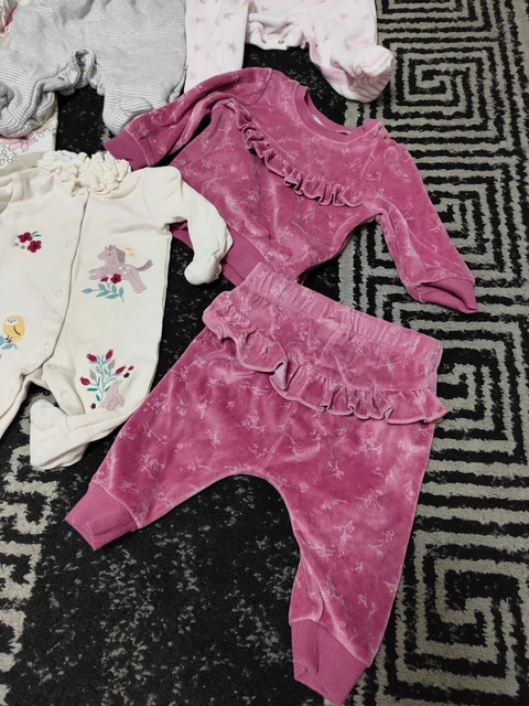#C97💜 Huge Bundle Of Baby Girl Clothes 0-3-6months NEXT GEORGE DISNEY BLUEZOO 9